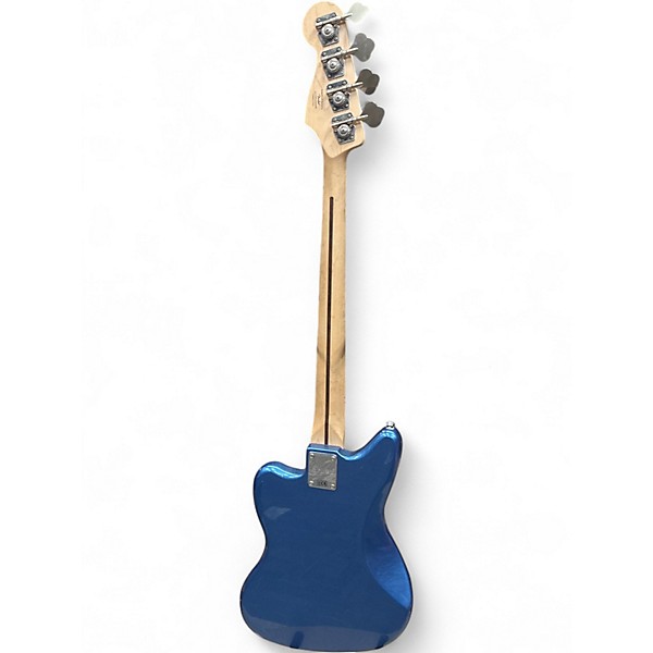 Used Squier Jaguar Lake Placid Blue Electric Bass Guitar