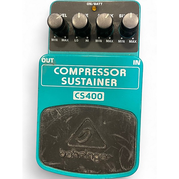 Used Behringer CS400 Compressor Sustainer Effect Pedal