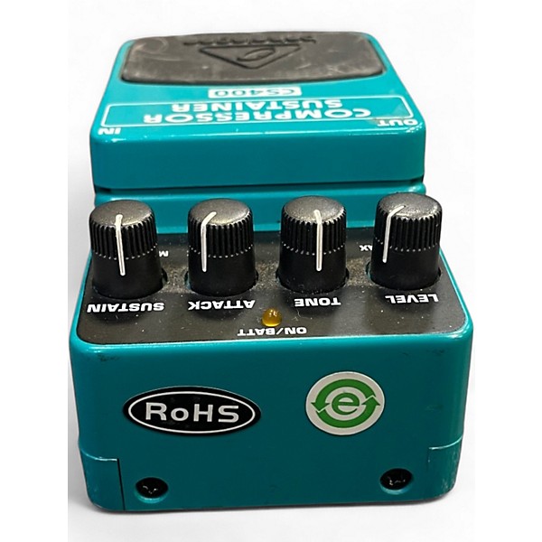 Used Behringer CS400 Compressor Sustainer Effect Pedal