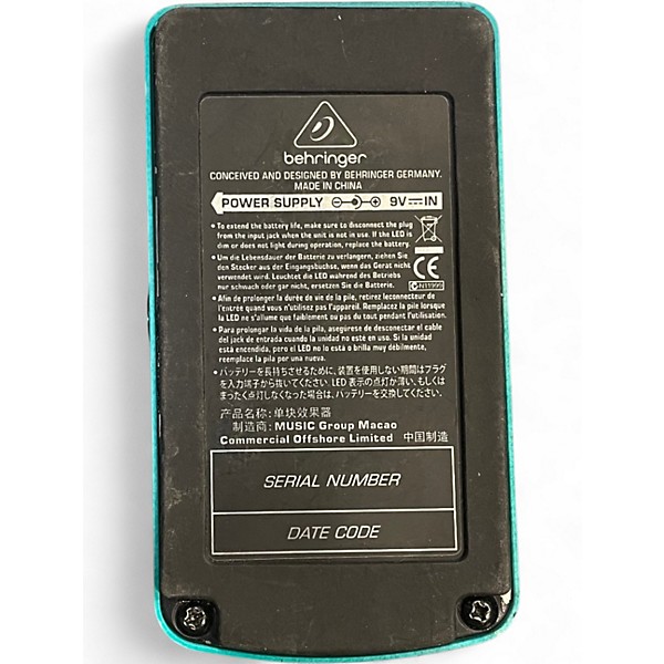 Used Behringer CS400 Compressor Sustainer Effect Pedal