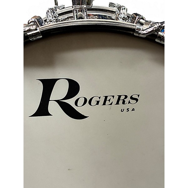 Used Rogers 4 Piece PowerTone Piano Gloss Black Drum Kit