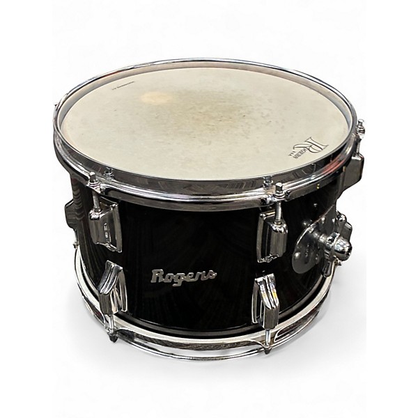 Used Rogers 4 Piece PowerTone Piano Gloss Black Drum Kit