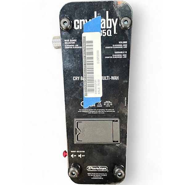 Used Dunlop 535Q Cry Baby Multi-Wah Effect Pedal