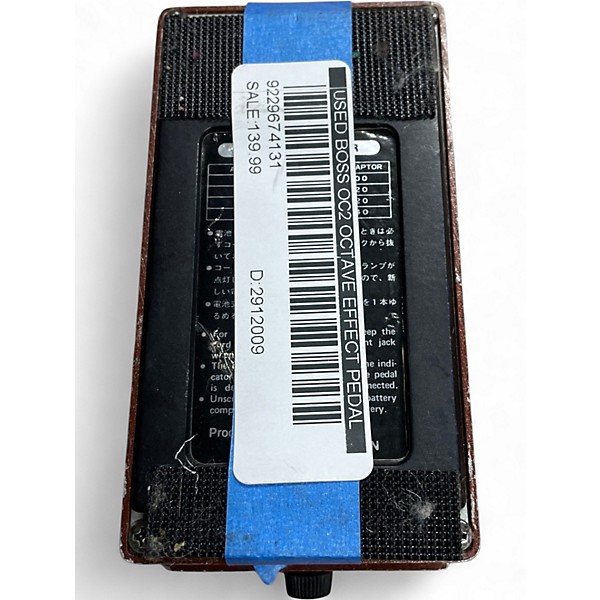 Used BOSS OC2 Octave Effect Pedal