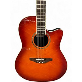 Used Ovation GC24 Celebrity Autumn Burst Acoustic Electric Guitar