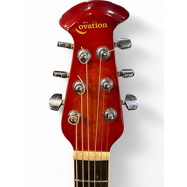Used Ovation GC24 Celebrity Autumn Burst Acoustic Electric Guitar