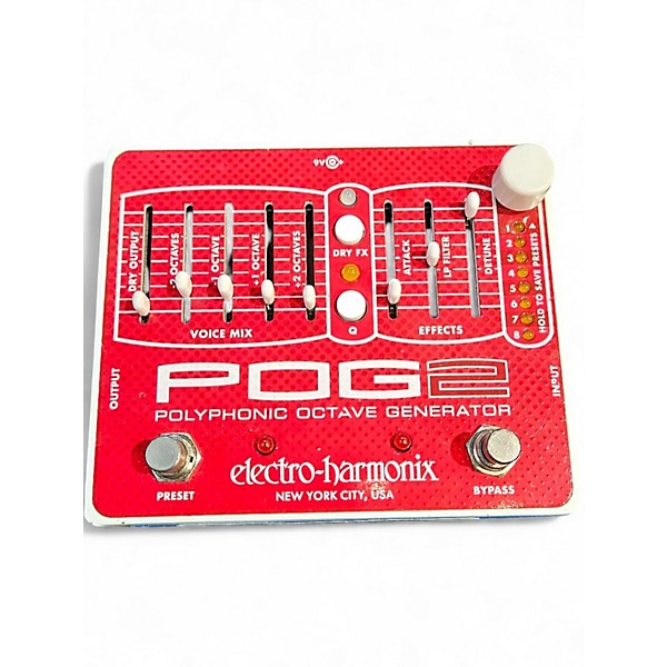 Used Electro-Harmonix Pog2 Polyphonic Octave Generator Effect Pedal