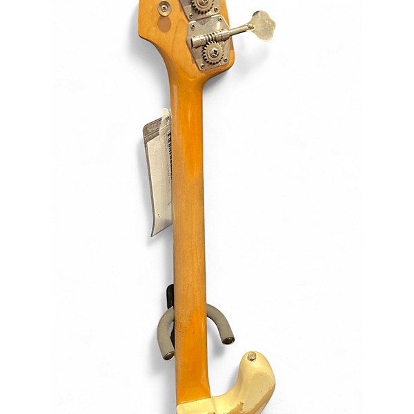 Vintage 1961 Fender Jazz Bass Olympic White Electric Bass Guitar