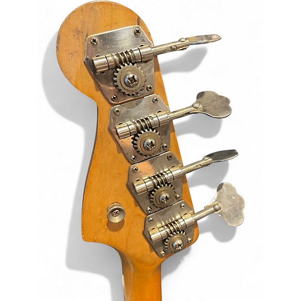 Vintage 1961 Fender Jazz Bass Olympic White Electric Bass Guitar