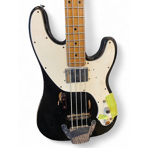 Vintage 1972 Fender Telecaster Bass Black Electric Bass Guitar