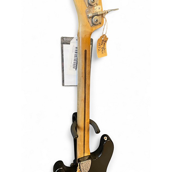 Vintage 1972 Fender Telecaster Bass Black Electric Bass Guitar