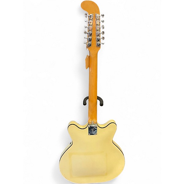 Vintage 1967 Fender Coronado II Olympic White Hollow Body Electric Guitar