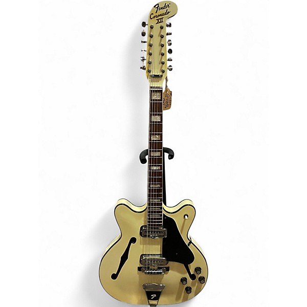 Vintage 1967 Fender Coronado II Olympic White Hollow Body Electric Guitar