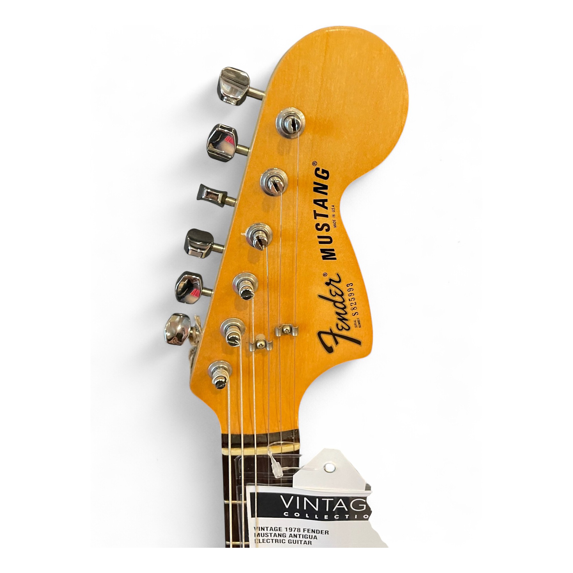 Fender 1977〜78 Mustang Antigua アンティグア Vintage 1978 Fender Mustang Antigua Solid Body Electric Guitar