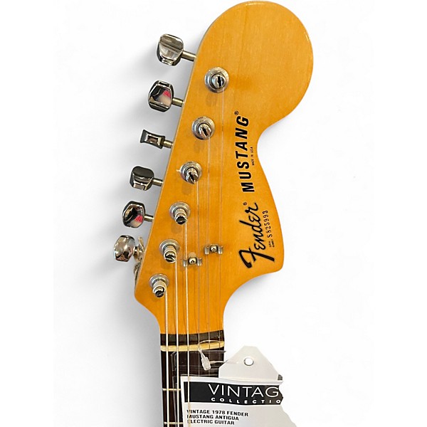 Vintage 1978 Fender Mustang Antigua Solid Body Electric Guitar