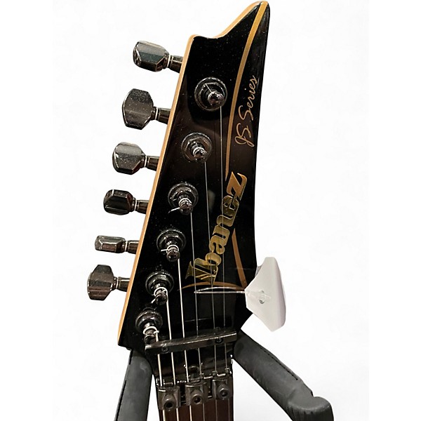 Used Ibanez JS100 Joe Satriani Signature Black Pearl Solid Body Electric Guitar