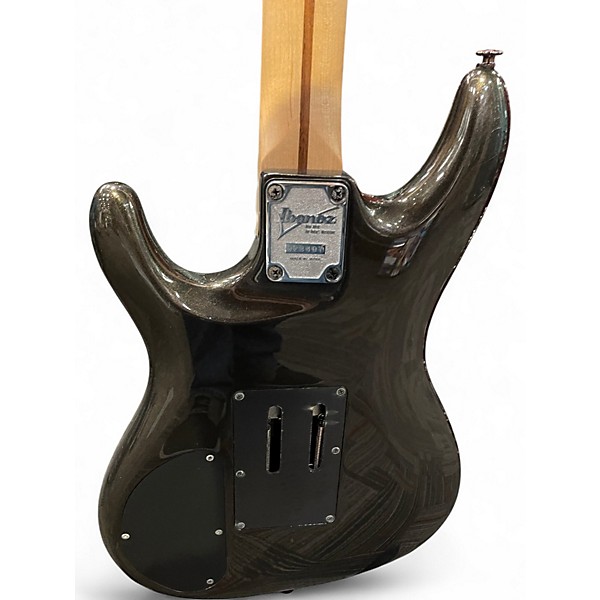 Used Ibanez JS100 Joe Satriani Signature Black Pearl Solid Body Electric Guitar
