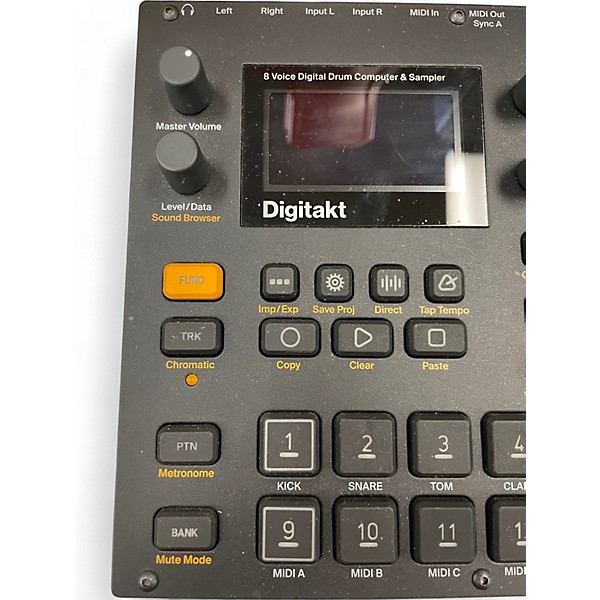 Used Elektron DIGITAKT II Drum Machine