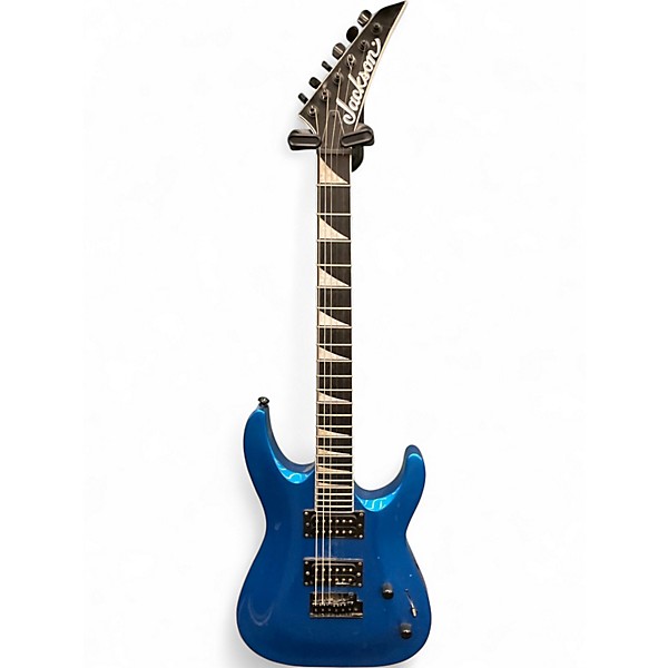 Used Jackson JS22 Dinky Metallic Blue Solid Body Electric Guitar