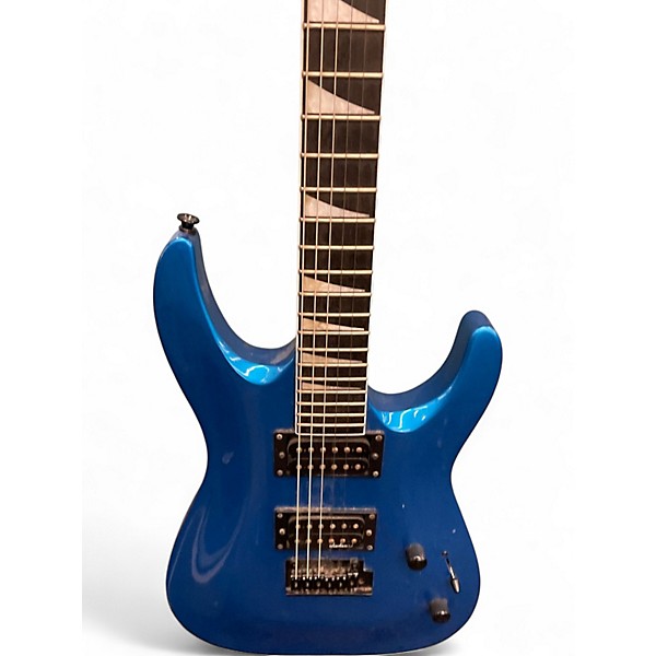 Used Jackson JS22 Dinky Metallic Blue Solid Body Electric Guitar