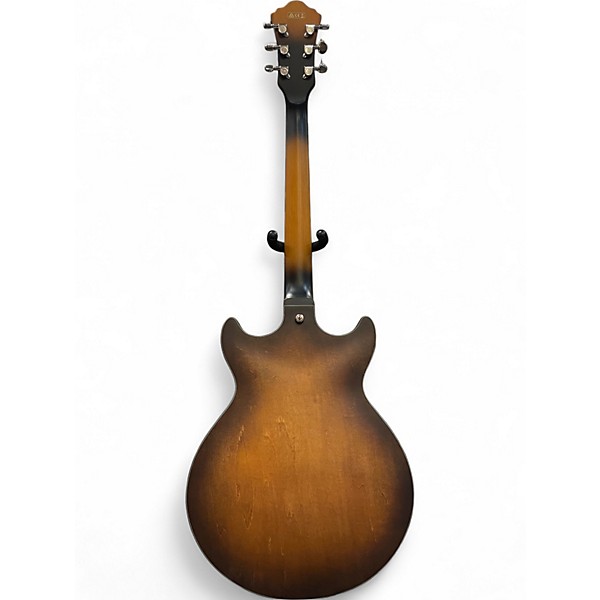 Used Ibanez AM73B Archtop Tobacco Flat Hollow Body Electric Guitar