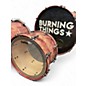 Used Risen Drums 3 Piece Custom Kit Distressed Barn Drum Kit