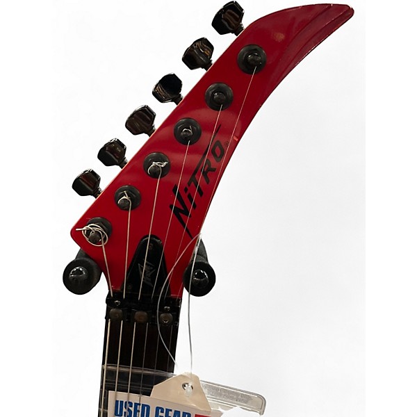 Used Peavey NITRO Candy Apple Red Solid Body Electric Guitar