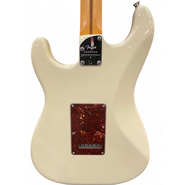 Used Fender American Professional II Stratocaster Olympic White Solid Body Electric Guitar