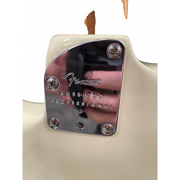 Used Fender American Professional II Stratocaster Olympic White Solid Body Electric Guitar