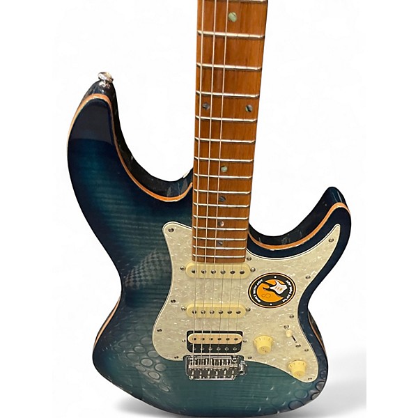 Used Sire LARRY CARLTON S7 TRANSPARENT BLUE Solid Body Electric Guitar