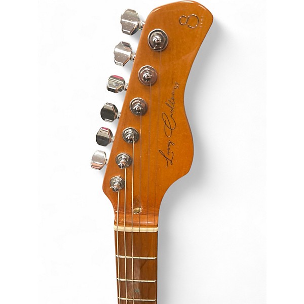 Used Sire LARRY CARLTON S7 TRANSPARENT BLUE Solid Body Electric Guitar
