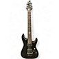 Used Schecter Guitar Research Damien Elite 7 Black Solid Body Electric Guitar thumbnail