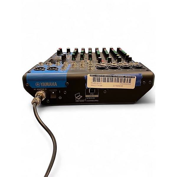 Used Yamaha MG10XU 10 Channel Mixer with Effects Unpowered Mixer