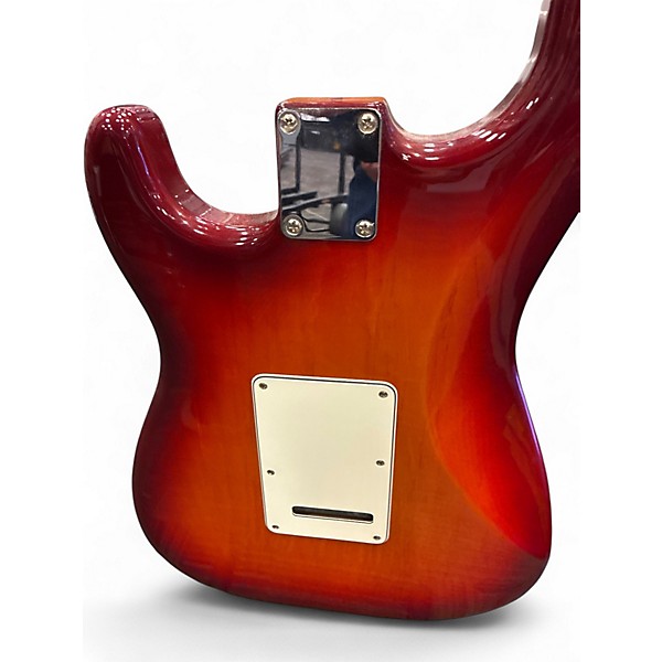 Used Fender Stratocaster Deluxe HSS Sienna Sunburst Solid Body Electric Guitar