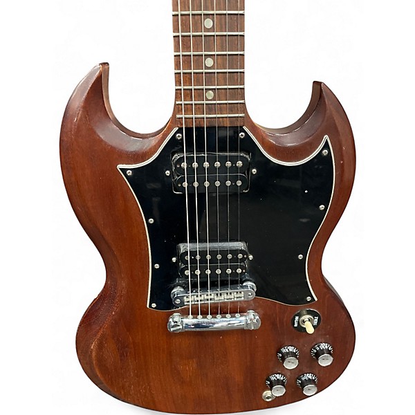 Used 2007 Gibson SG Worn Brown Solid Body Electric Guitar