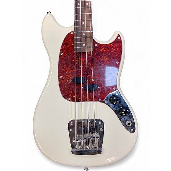 Used Squier Classic Vibe 60s Mustang WHITE Solid Body Electric Guitar