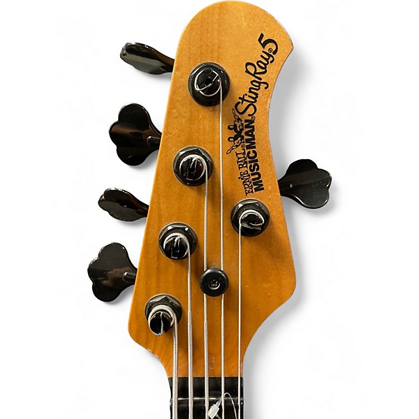 Used Ernie Ball Music Man STINGRAY SPECIAL 5HH CHARCOAL SPARKLE Electric Bass Guitar