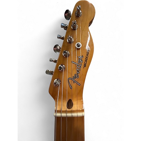 Used Fender 70th Anniversary Broadcaster No Relic Butterscotch Blonde Solid Body Electric Guitar