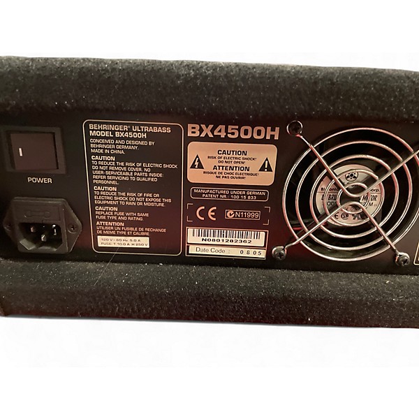 Used Behringer BX4500H 450W Bass Amp Head