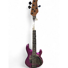 Used Sterling by Music Man Stingray 5 Ray35 Purple Sparkle Electric Bass Guitar