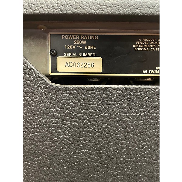 Used Fender '65 REISSUE TWIN REVERB Tube Guitar Combo Amp