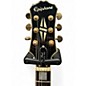 Used Epiphone Les Paul Custom Pro Black and Gold Solid Body Electric Guitar