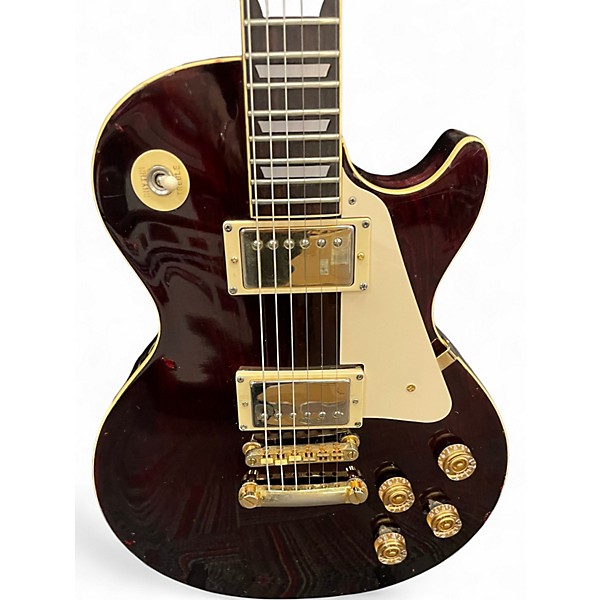 Vintage 1970s Ibanez standard dark red Solid Body Electric Guitar