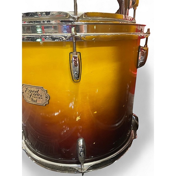 Used Pearl 5 Piece Export 2 Tone Sunburst Drum Kit