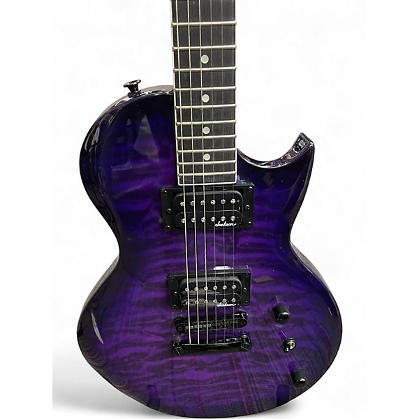 Used Jackson JS22Q Monarkh SC Purple Solid Body Electric Guitar