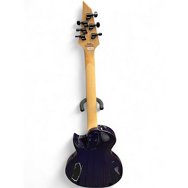 Used Jackson JS22Q Monarkh SC Purple Solid Body Electric Guitar