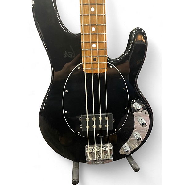 Used 2024 Ernie Ball Music Man StingRay Special H CHROME AND BLACK Electric Bass Guitar