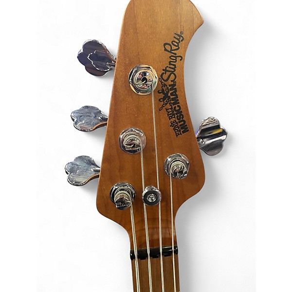 Used 2024 Ernie Ball Music Man StingRay Special H CHROME AND BLACK Electric Bass Guitar