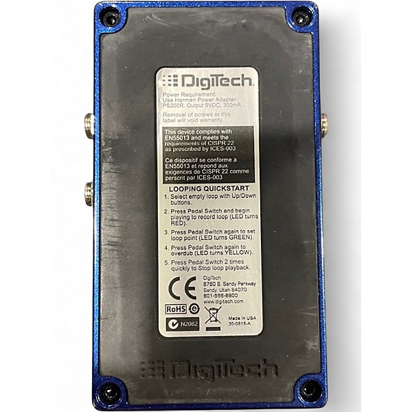 Used DigiTech JamMan Solo Looper Pedal