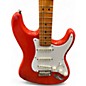 Used Squier Classic Vibe 1950S Stratocaster Fiesta Red Solid Body Electric Guitar